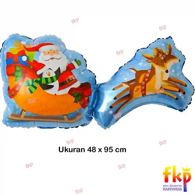 Santa s Blue Sleigh